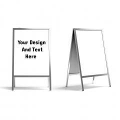 custom design frame sign metal